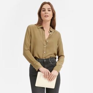 Everlane Cleaned Silk Relaxed Shirt - 10